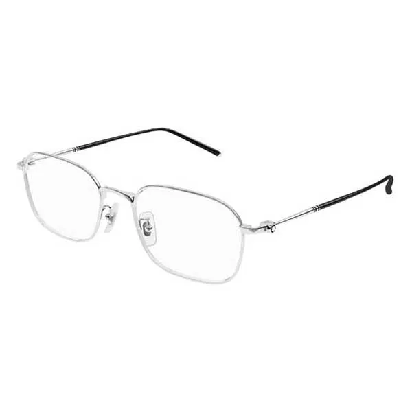Gọng Kính Nam Montblanc MB0414OA 003 Màu Bạc - Đen - Kính mắt - Vua Hàng Hiệu