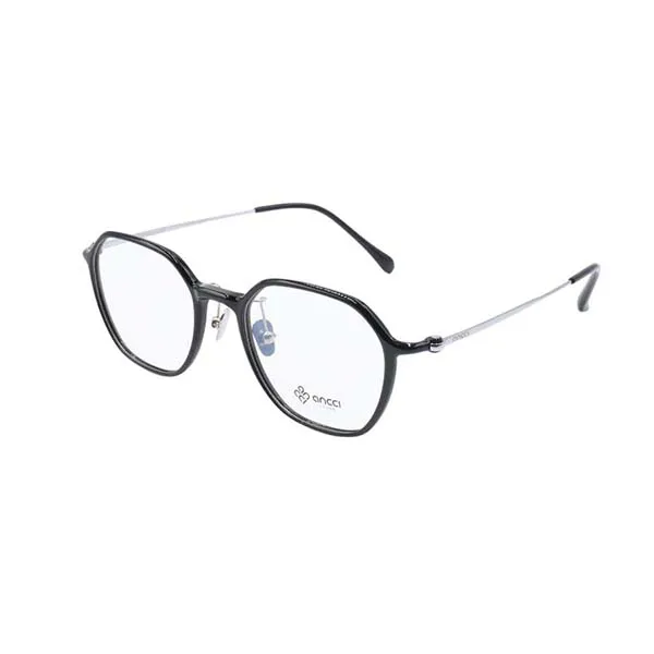 Gọng Kính Unisex Ancci AC34605 C1 Màu Đen - Kính mắt - Vua Hàng Hiệu