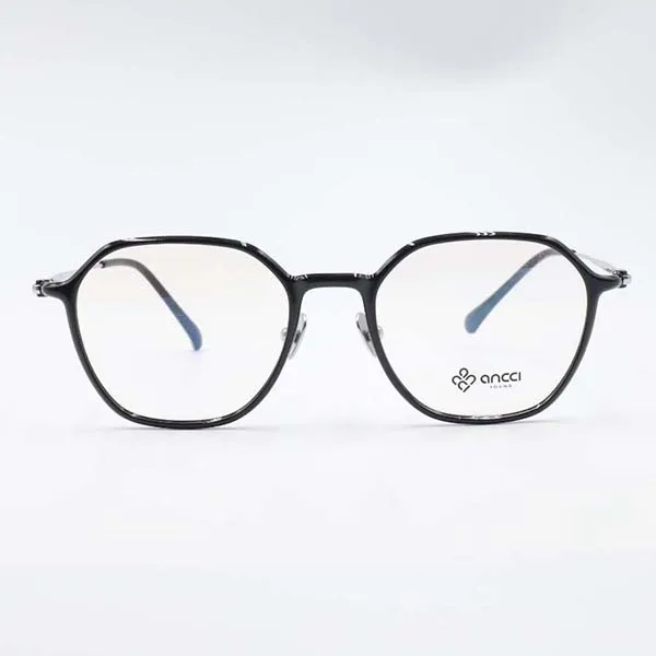 Gọng Kính Unisex Ancci AC34605 C1 Màu Đen - Kính mắt - Vua Hàng Hiệu