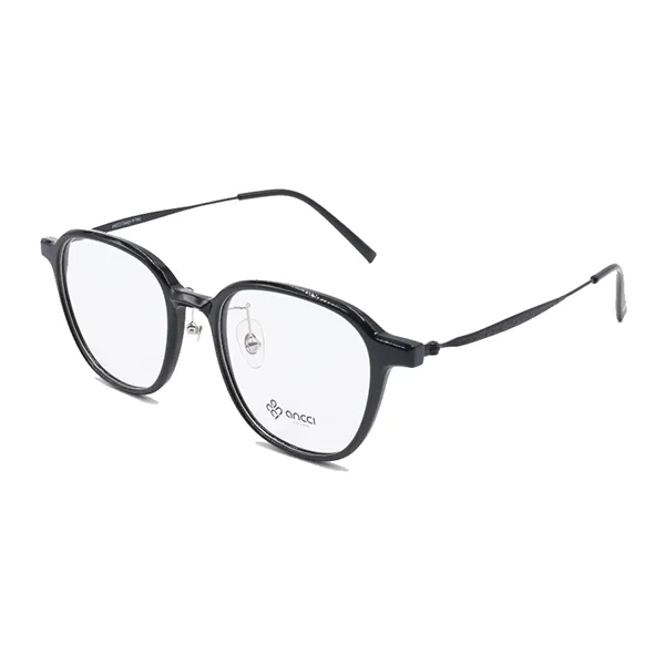 Gọng Kính Unisex Ancci AC34611 C1 Màu Đen - Kính mắt - Vua Hàng Hiệu