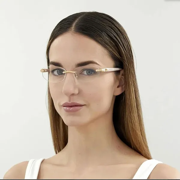 Gọng Kính Unisex Cartier CT0318O 004 Màu Be - Kính mắt - Vua Hàng Hiệu