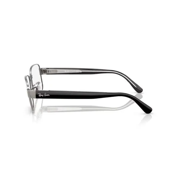Gọng Kính Unisex Rayban 0RX6529 250256 Màu Đen Bạc - Kính mắt - Vua Hàng Hiệu