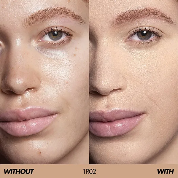 Kem Nền Make Up For Ever HD Skin Waterproof Natural Matte Foundation Tone 1R02 30ml