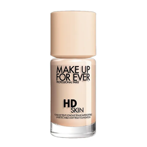 Kem Nền Make Up For Ever HD Skin Waterproof Natural Matte Foundation Tone 1R02 30ml