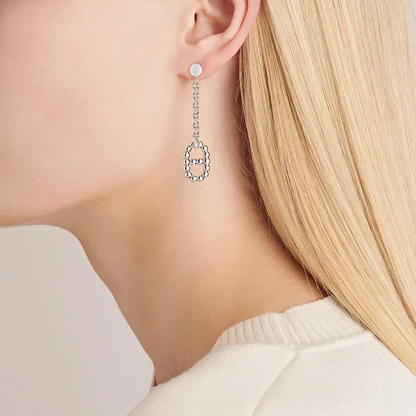 Khuyên Tai Nữ Hermès Parade Earrings Small Model H113500BV00 Màu Bạc - Trang sức - Vua Hàng Hiệu