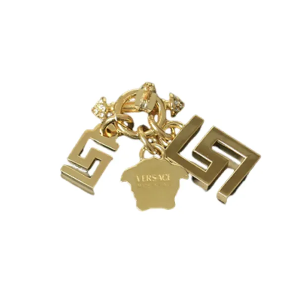 Khuyên Tai Nữ Versace Earring Greca Medusa Logo Binaural Màu Vàng - Trang sức - Vua Hàng Hiệu