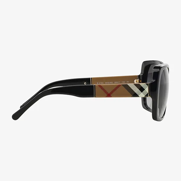 Kính Mát Burberry Sunglasses BE4160 Màu Xám/Đen - Kính mắt - Vua Hàng Hiệu