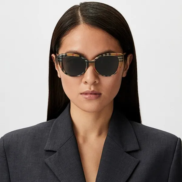 Kính Mát Burberry Sunglasses BE4407 4087/87 Màu Xám - Kính mắt - Vua Hàng Hiệu