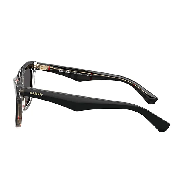 Kính Mát Burberry Sunglasses BE4435F 412187 Màu Xám/Đen - Kính mắt - Vua Hàng Hiệu