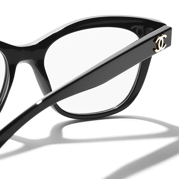 Kính Mắt Cận Chanel Eyeglasses Butterfly CH3483 1403 54-17 Màu Đen - Kính mắt - Vua Hàng Hiệu