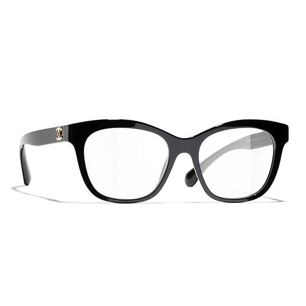 Kính Mắt Cận Chanel Eyeglasses Butterfly CH3483 1403 54-17 Màu Đen - Kính mắt - Vua Hàng Hiệu