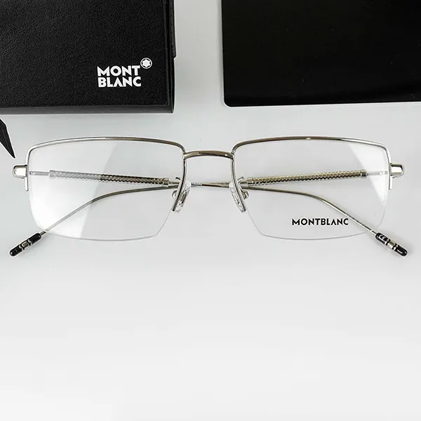 Kính Mắt Cận Montblanc MB0113O-001 Màu Bạc