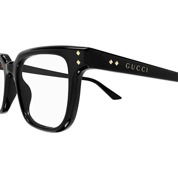 Kính Mắt Cận Nam Gucci GG1895O 001 Black Rectangular Glasses Màu Đen - Kính mắt - Vua Hàng Hiệu
