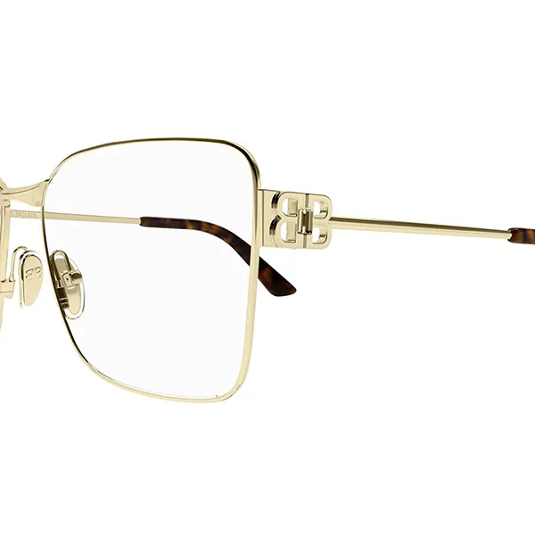 Kính Mắt Cận Nữ Balenciaga Glasses BB0339O 003 Màu Vàng Gold