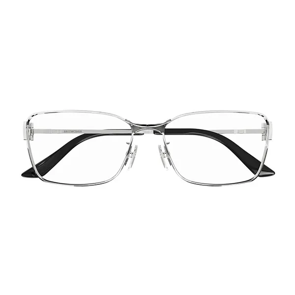 Kính Mắt Cận Unisex Balenciaga Prescription Glasses BB0375OA 003 Màu Bạc Đen