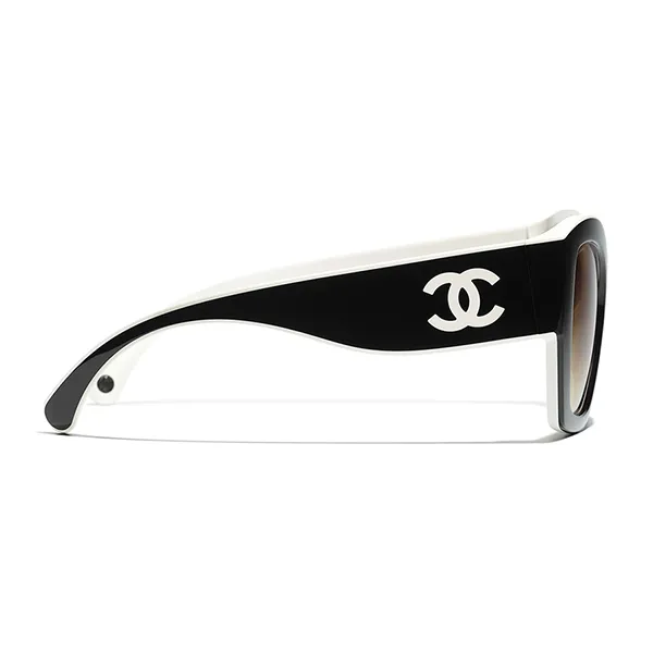 Kính Mát Nữ Chanel A71616 X02081 S5651 Sunglasses Màu Trắng - Đen - Kính mắt - Vua Hàng Hiệu
