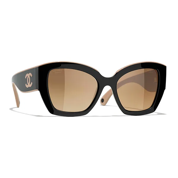 Kính Mát Nữ Chanel A71616 X02281 S3442 Sunglasses Màu Be - Đen - Kính mắt - Vua Hàng Hiệu