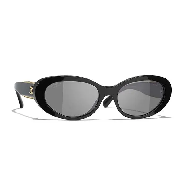 Kính Mát Chanel CH5515 C62248 54-18 Màu Đen - Kính mắt - Vua Hàng Hiệu