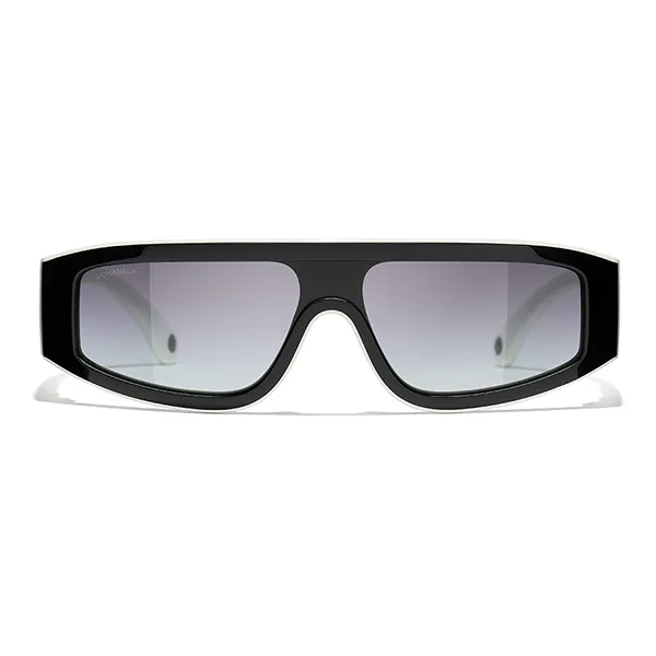 Kính Mát Chanel CH6057 1656S6 Sunglasses Màu Trắng - Đen - Kính mắt - Vua Hàng Hiệu