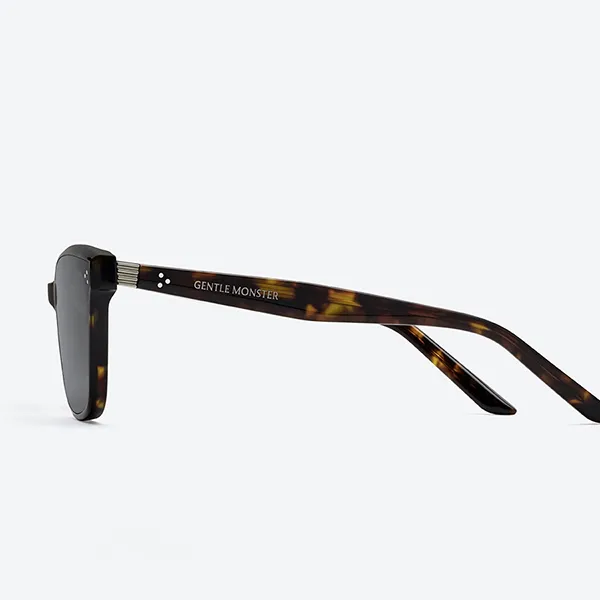 Kính Mát Gentle Monster Numer T1 Modern Square Sunglasses In Tortoiseshell Màu Xám/ Đồi Mồi - Kính mắt - Vua Hàng Hiệu