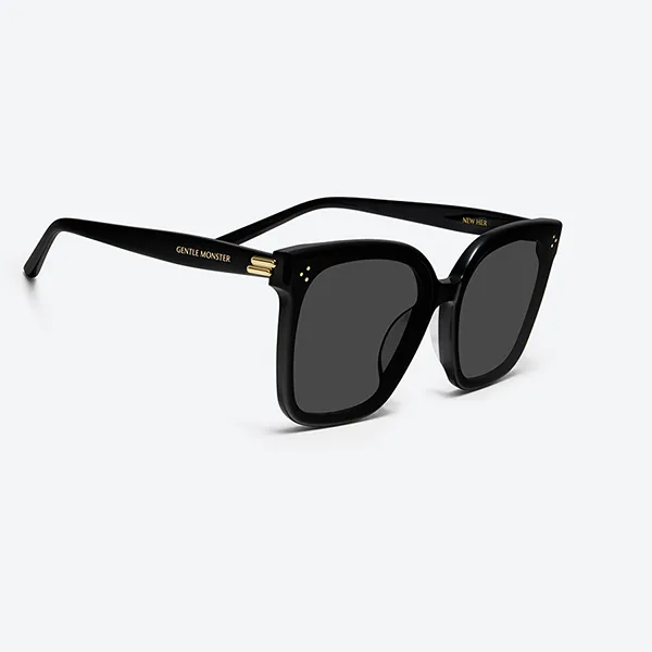 Kính Mát Gentle Monster Sunglasses New Her 01 Màu Đen - Kính mắt - Vua Hàng Hiệu