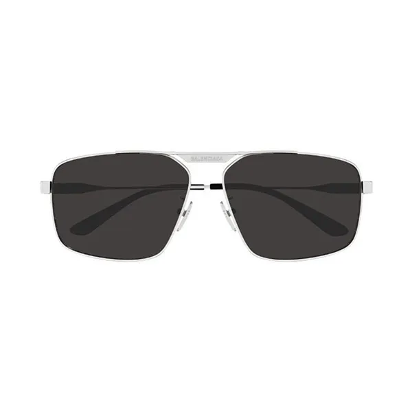 Kính Mát Nam Balenciaga Sunglasses BB0418SK 002 Màu Đen Bạc