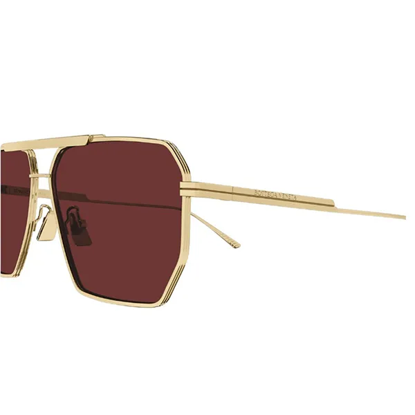 Kính Mát Bottega Veneta Sunglasses BV1012S 005 Màu Nâu/Vàng Gold - Kính mắt - Vua Hàng Hiệu