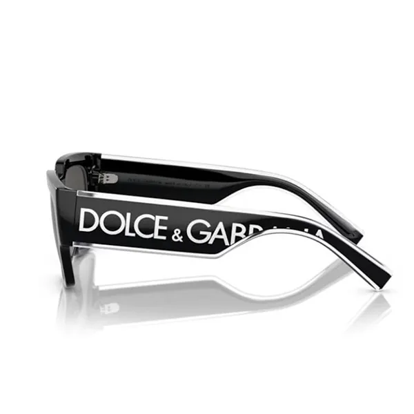 Kính Mát Nam Dolce & Gabbana D&G Sunglasses 0DG6184 501/8752 Màu Xám/Đen - Kính mắt - Vua Hàng Hiệu
