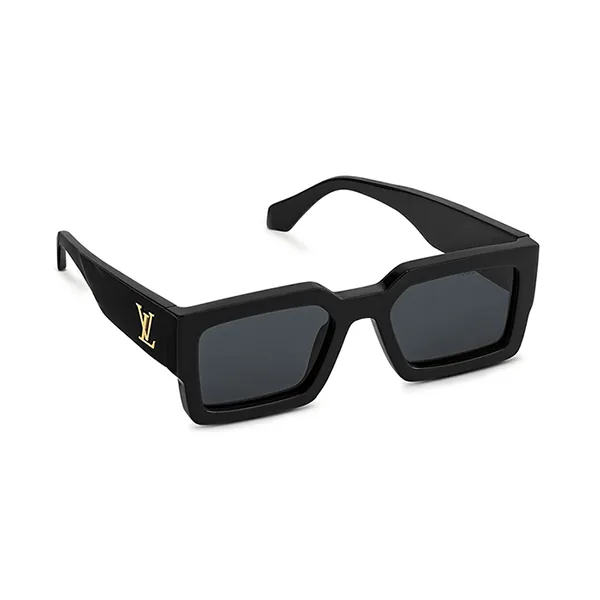 Kính Mát Nam Louis Vuitton LV Clash Square Sunglasses Black/ Gold Z1579E Màu Đen Xám - Kính mắt - Vua Hàng Hiệu