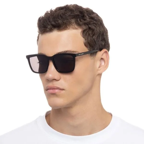 Kính Mát Nam Yves Saint Laurent YSL Sunglasses SL500 001 Màu Xám/Đen