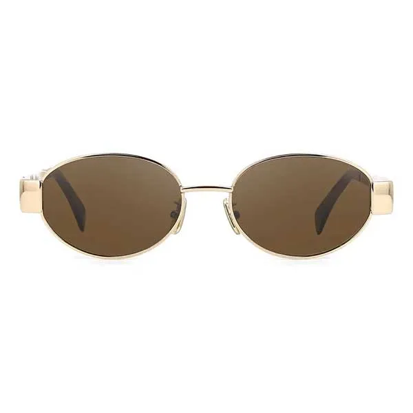 Kính Mát Nữ Celine Sunglasses CL40235U 28E Màu Vàng Nâu - Kính mắt - Vua Hàng Hiệu