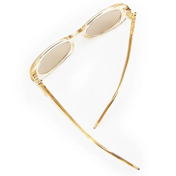 Kính Mát Nữ Miu Miu Cream Transparent Oval Sunglasses MU06ZS Màu Kem - Kính mắt - Vua Hàng Hiệu