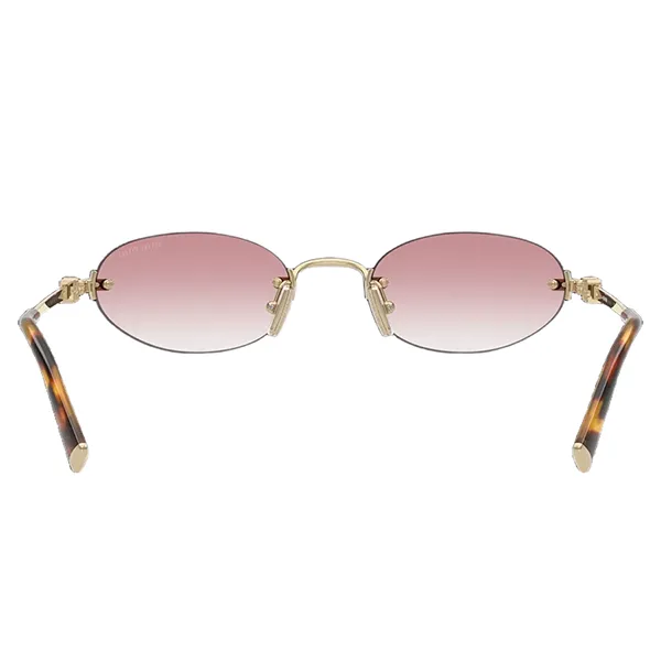 Kính Mát Nữ Miu Miu Sunglasses SMUA54 ZVN70 Màu Hồng Vàng - Kính mắt - Vua Hàng Hiệu