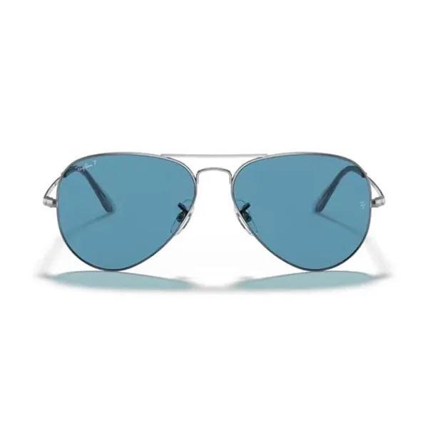 Kính Mát Rayban Aviator 0RB3689 004/S262 Màu Xanh Blue - Kính mắt - Vua Hàng Hiệu