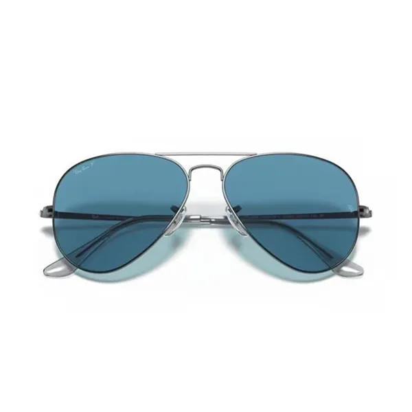 Kính Mát Rayban Aviator 0RB3689 004/S262 Màu Xanh Blue - Kính mắt - Vua Hàng Hiệu