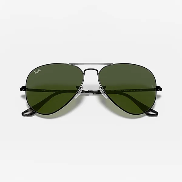 Kính Mát Rayban Aviator 0RB3689 91483158 Màu Xanh Green/Đen - Kính mắt - Vua Hàng Hiệu
