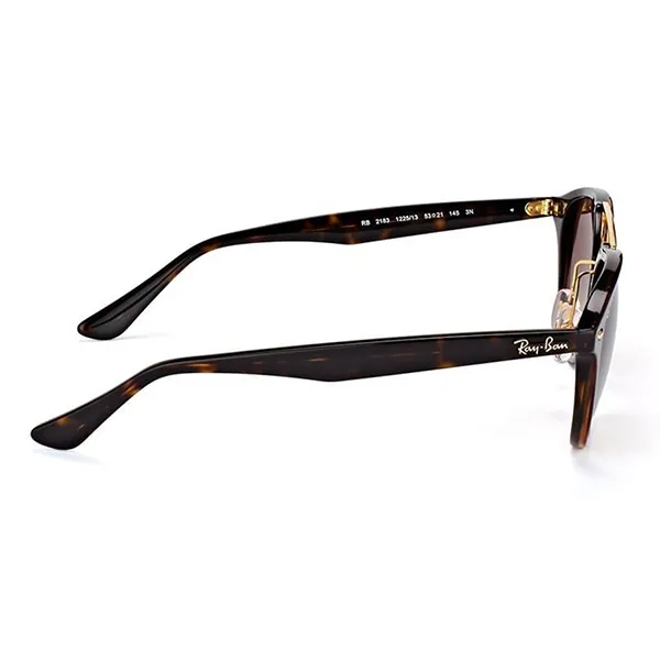 Kính Mát Rayban Square Sunglasses RB2183 122513 53 Màu Nâu - Kính mắt - Vua Hàng Hiệu