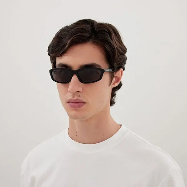 Kính Mát Unisex Balenciaga BB0401S 001 Màu Đen - Kính mắt - Vua Hàng Hiệu