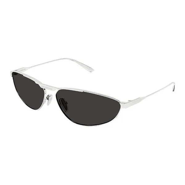 Kính Mát Unisex Balenciaga BB0417S 002 Màu Đen Bạc - Kính mắt - Vua Hàng Hiệu