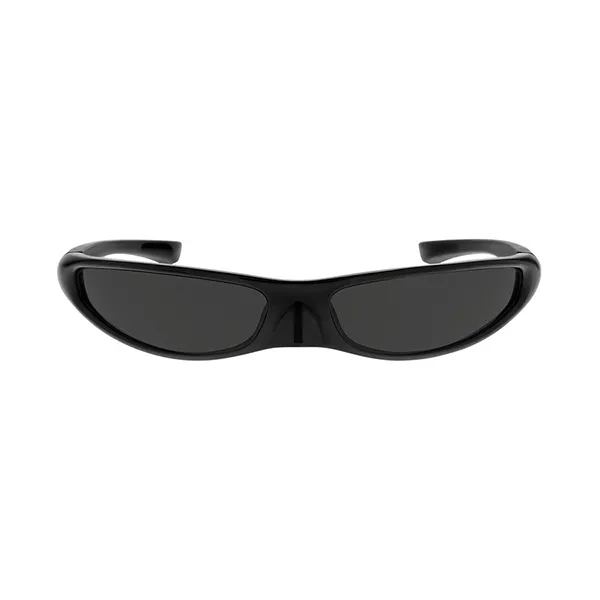 Kính Mát Unisex Balenciaga Blade Rectangle Sunglasses BB0383S 001 Màu Đen Xám