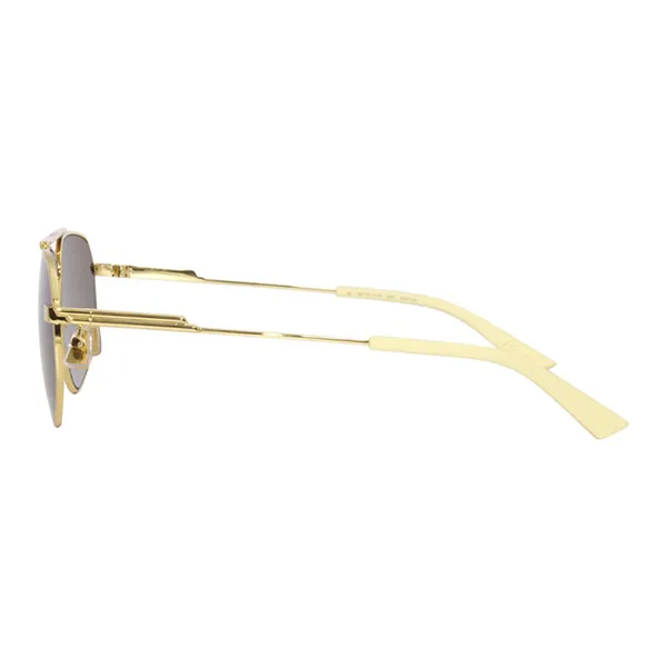 Kính Mát Unisex Bottega Veneta Sunglasses BV1194S 002 Màu Nâu/Vàng Gold - Kính mắt - Vua Hàng Hiệu