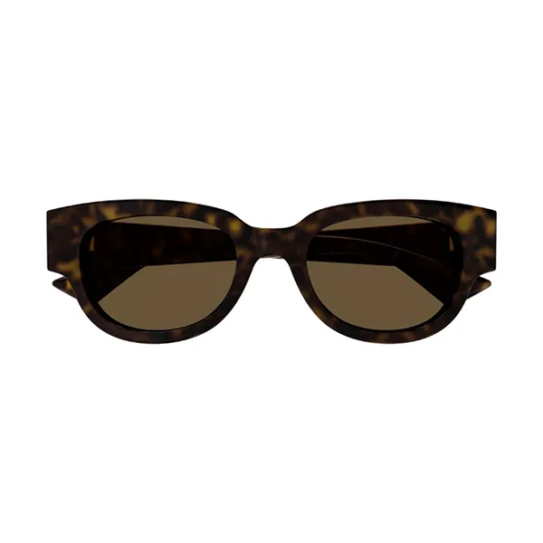 Kính Mát Unisex Bottega Veneta Sunglasses BV1278SA 002 Màu Nâu Havana/Vàng - Kính mắt - Vua Hàng Hiệu