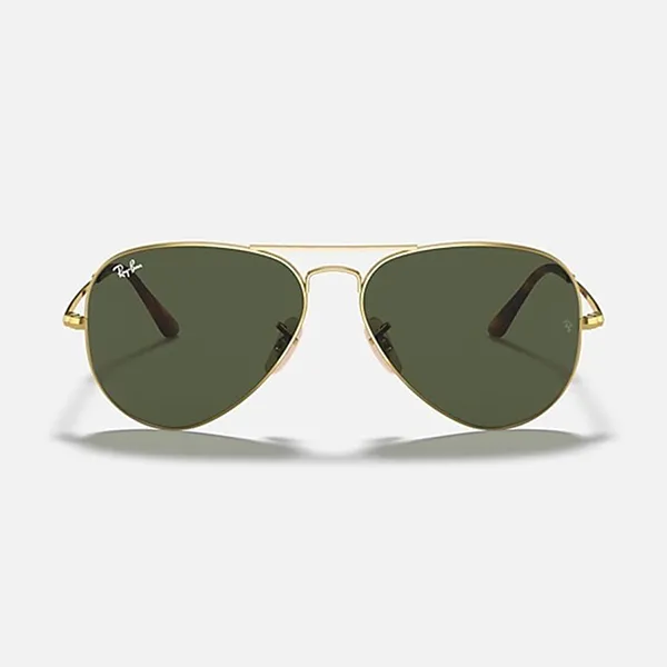 Kính Mát Unisex Rayban Aviator Sunglasses 0RB3689 91473158 Màu Xanh Green - Kính mắt - Vua Hàng Hiệu
