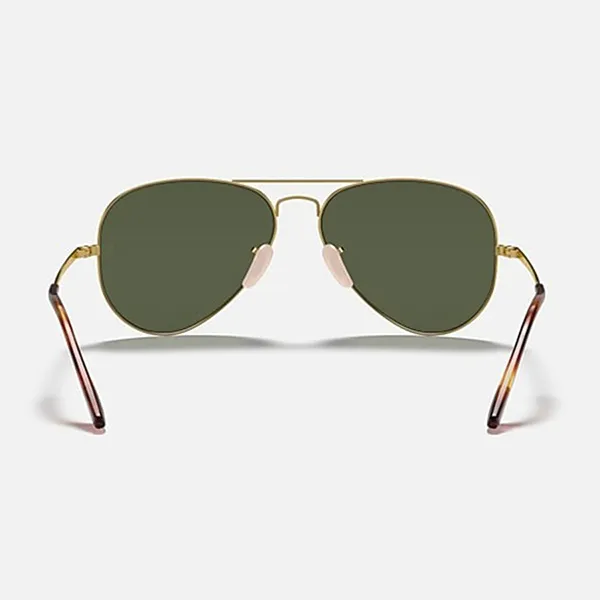 Kính Mát Unisex Rayban Aviator Sunglasses 0RB3689 91473158 Màu Xanh Green - Kính mắt - Vua Hàng Hiệu