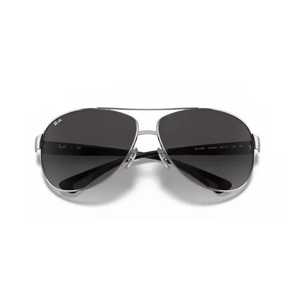 Kính Mát Unisex Rayban Sunglasses 0RB3386 003/8G67 Màu Xám/Đen - Kính mắt - Vua Hàng Hiệu