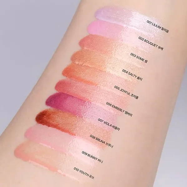 Má Hồng Kem Muzigae Mansion Objet Blush Màu 002 Bouquet Hồng Sữa