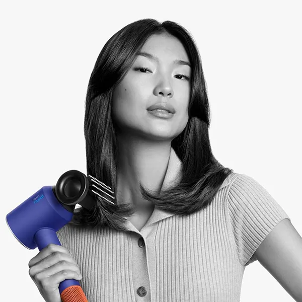 Máy Sấy Tóc Dyson Supersonic Nural™ HD16 Xanh Vinca/Cam Topaz Màu Xanh Phối Cam - Máy làm tóc - Vua Hàng Hiệu