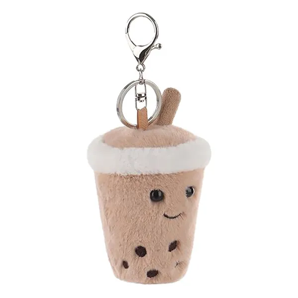 Móc Khóa Jellycat Bag Charms Apricot Lamb Boba Tea Cute Keychain Màu Nâu - Phụ kiện - Vua Hàng Hiệu