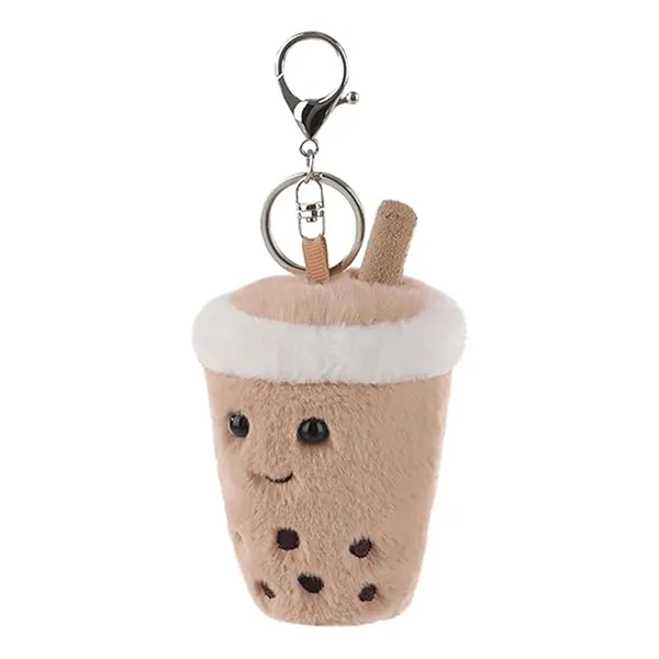 Móc Khóa Jellycat Bag Charms Apricot Lamb Boba Tea Cute Keychain Màu Nâu - Phụ kiện - Vua Hàng Hiệu