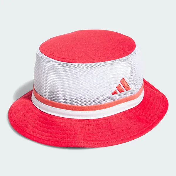 Mũ Adidas Lưới Spring Bucket JD9896 Màu Trắng Phối Đỏ - Mũ nón - Vua Hàng Hiệu